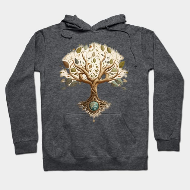 Tree of Life - Designs for a Green Future Hoodie by Greenbubble